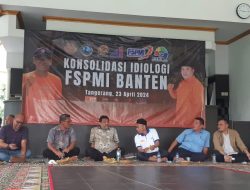 Tingkatkan Semangat Perjuangan Kaum Buruh, FSPMI Gelar Rapat Konsolidasi.