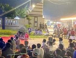 Dukung Timnas U -23, Polres Serang Gelar Nobar dengan Warga