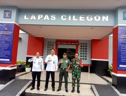Perkuat Sinergitas, Dandim 0623/Cilegon Kunjungi Lapas Kelas IIA Cilegon