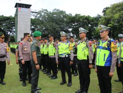 Jamin Keamanan Kunjungan Presiden Prabowo.