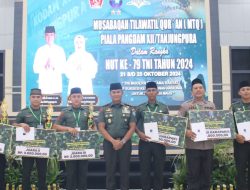 Pangdam Tanjungpura Resmi Tutup Lomba MTQ Peringatan HUT ke-79 TNI