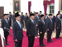 Presiden Prabowo Subianto Lantik Wakil Ketua dan Anggota DEN