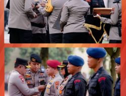 Kompol Pandu Winata Terima Hadiah Pin Emas Dari Kapolri
