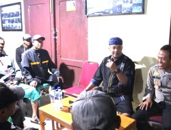 Sampaikan Pesan Kamtibmas, Kapolres Serang Ngobrol Bareng Dengan Ojek Pangkalan