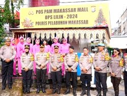 Kapolres Pelabuhan Makassar Tinjau Pos Operasi Lilin 2024  Pastikan Keamanan Jelang Nataru