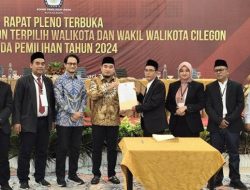 KPU Resmikan Pasangan Robinsar-Fajar Jadi Walikota dan Wakil Walikota Cilegon Periode 2025-2023