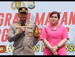 Polres Pelabuhan Makassar Gelar Makan Bergizi Gratis