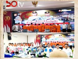 Press Conference Dirresnarkoba Polda Banten