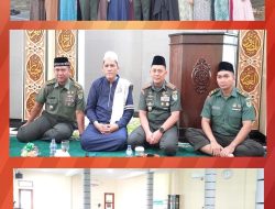 Peringatan Isra Mi’raj, Danrem 064/MY Ajak Prajurit Disiplin Tunaikan Sholat Lima Waktu