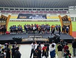 Deklarasi Banten Warriors. Bamsoet Dorong Dewa United Terus Tingkatkan Prestasi di Liga-1 Sepakbola Nasional