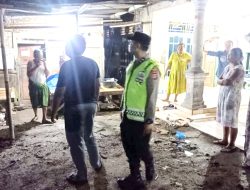 Gercep Anggota Polsek Cikeusal Evaluasi Pohon tumbang di Apresiasi