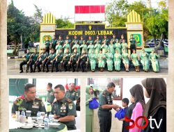 Danrem 064/MY Safari Ramadhan Di Kodim 0603/Lbk