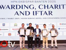 Inovasi Layanan Digital. Bank Banten Raih Penghargaan Ekbispar Award 2025