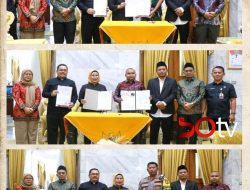 Bupati Serang Serahkan NPHD untuk PSU Pilkada Kabupaten Serang 2024