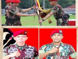 Sertijab Dangrup 1 Kopassus, dari Kolonel Inf. Irfan Amir kepada Kolonel Inf. Amril Hairuman Tehupelasury