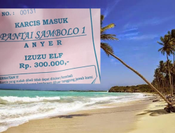 Retribusi Wisata Dipantai Anyer Mencekik, Pemda Jangan Diam