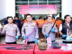 Operasi Pekat Siginjai 2025. Polda Jambi. Tangkap Ratusan Pelaku Premanisme