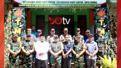 Kasdam I/BB Dampingi Tim Wasev TNI AD Tinjau TMMD di Dumai