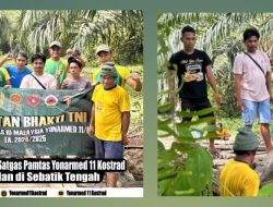 Hadir Untuk Rakyat, Satgas Pamtas Yonarmed 11 Kostrad Perbaiki Jalan di Sebatik Tengah