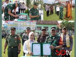Selesai Tepat Waktu. Dandim Sragen Tutup TMMD Tlogotirto