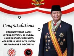 Prof Sutan Nasomal Mengucapkan Terimakasih Kepada Presiden RI
