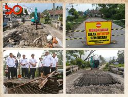 Rusak Parah, Wabup Serang Tinjau Jembatan Cikambuy Bandung Akhirnya Diperbaiki