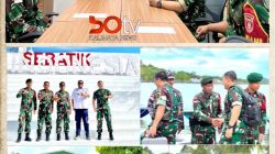 Waasintel Kaskogabwilhan II Kunjungi Satgas Pamtas Yon Armed 11 Kostrad di Perbatasan Kalimantan Utara