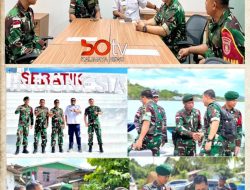 Waasintel Kaskogabwilhan II Kunjungi Satgas Pamtas Yon Armed 11 Kostrad di Perbatasan Kalimantan Utara