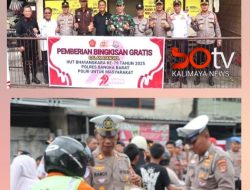 Dikira Razia, Ternyata Bagikan Bingkisan HUT Bhayangkara ke-79