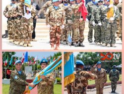 Mayor Mar Mikael Rolen Pimpin Parade Serah Terima Force Commander UNIFIL