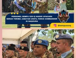 Personil Sempurna XXV-Q Hadiri Upacara Sertijab UNIFIL Force Commander di Naqoura