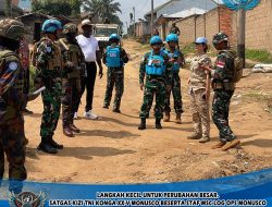 Langkah Kecil untuk Perubahan Besar. Satgas Kizi TNI Konga XX-V Monusco dan Staff MSC Logops Monusco Laksanakan Recce Visit Perbaikan Jalan