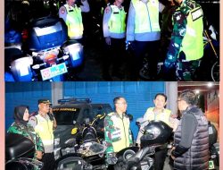 Sinergitas TNI–Polri, Amankan Malam 1 Suro di Kabupaten Magetan