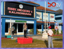 Jadi Pembina Upacara, Kasat Lantas Polres Purbalingga Ajak Siswa Tertib Berlalu Lintas
