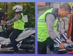 Aksi Humanis Yang Menyentuh Hati, Tengah Penegakan Hukum
