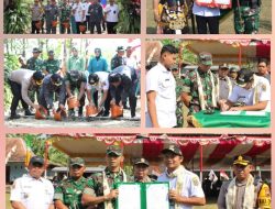 Tokoh Pewayangan Werkudara Hadir Pada Upacara Pembukaan TMMD Reguler Ke-125 Kodim 0735/Surakarta