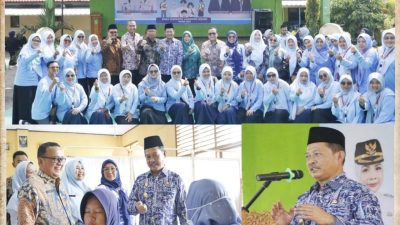 Wabup Serang Launching Gerakan Aksi Bergizi, Pemeriksaan dan imunisasi HPV di MTsN