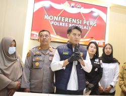 Ungkap Kasus Kekerasan Terhadap Anak. Polres Boyolali Gelar Konferensi Pers