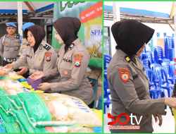 Dukung Stabilitas Harga Pangan Polres Malang Gelar Bazar Murah. Warga Sambut Antusias