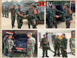Asops Kodam XVIII/Kasuari Kunjungi Pos Kotis Kumurkek Tinjau Kesiapan Operasional Satgas Pamtas Yonif 763/SBA
