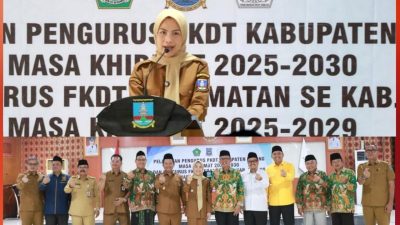 Pelantikan Pengurus FKDT. Bupati Serang: Pendidikan Diniyah Benteng Moral Bekali Anak Berakhlak Mulia