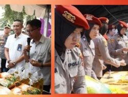 Sinergi Dengan Bulog Tekan Inflasi. Polri Distribusikan 6 Ton Beras Gelar Gerakan Pasar Murah