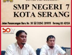 Terkait Dugaan Praktek Malladministrasi di SMPN 7 Kota Serang, Inspektorat Dinilai Lamban
