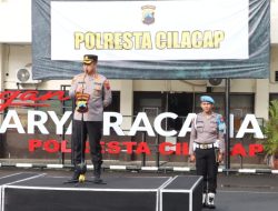 Apel Pagi, Kapolresta Cilacap Tekankan Dukungan Polri Pada Program MBG dan Disiplin Anggota