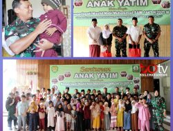 Korem 064/MY Gelar Santunan Anak Yatim Piatu