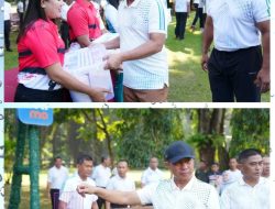 Panglima TNI Bagikan Ratusan Paket Sembako dan Lepas Ratusan Ekor Burung di Mabes TNI