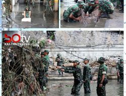 Pasca Banjir di Bali. Kodam IX/Udayana Terjunkan Ratusan Prajurit.