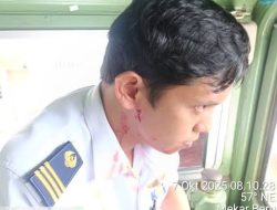Aksi Vandalisme Ganggu Perjalanan KA di Sumut. Asisten Masinis Alami Cidera Terkena Lemparan