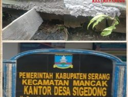 Tanpa PIP, Proyek Siluman di Desa Sigedong Kecamatan Mancak Asal Jadi