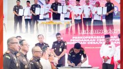 Empat Ketua DPC ABPEDNAS di Banten Teken MoU dengan Kasi Intel se-Banten